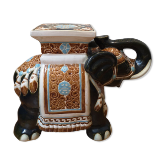 Ceramic elephant plant holder