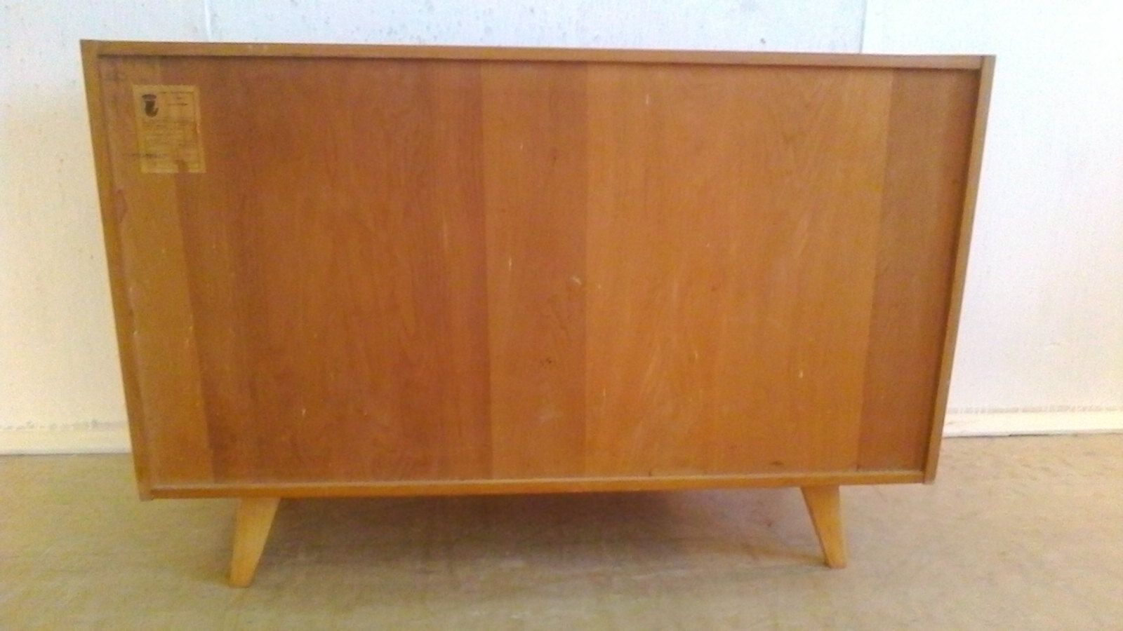 Chest of drawers in oak by Jiri Jiroutek for Interior Praha 1960 s