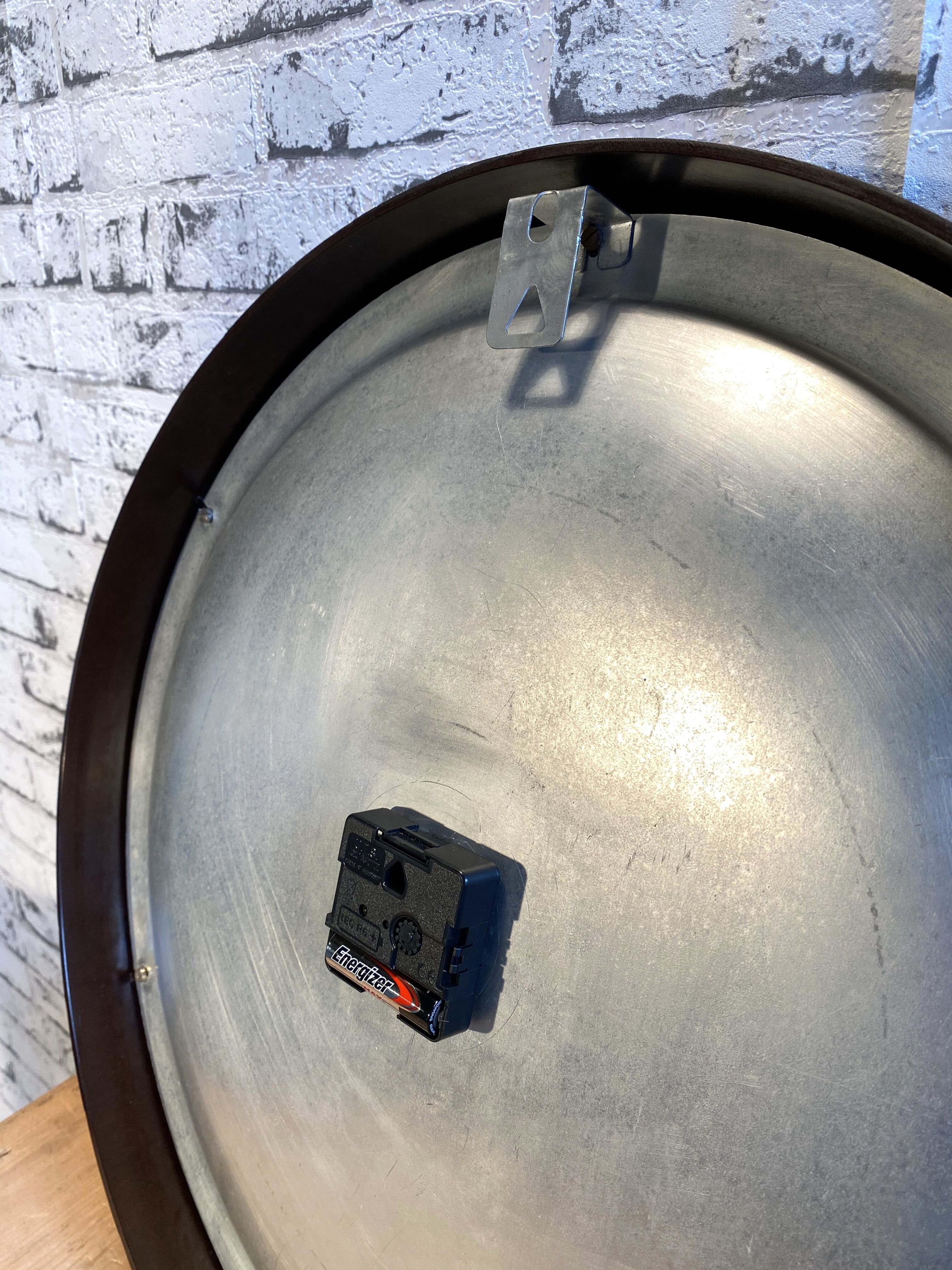 Industrial bakelite factory wall clock from Pragotron, 1960s