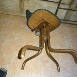 an industrial chair
