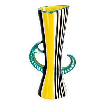 Vase Gabriel Fourmaintraux signé GF, années 1950-60