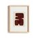 Peinture sur papier "Maori" marron signée eawy