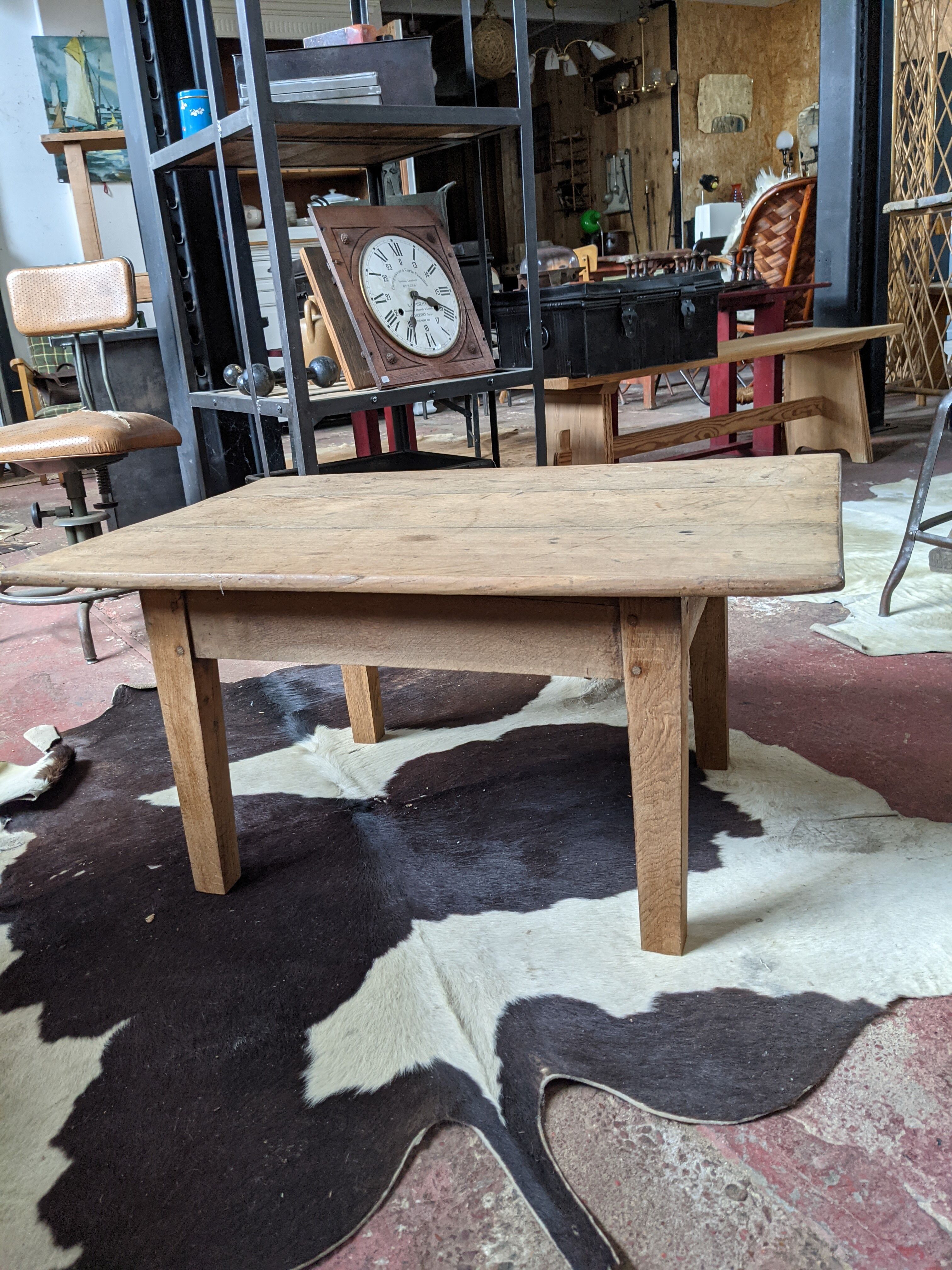 Oak coffee table