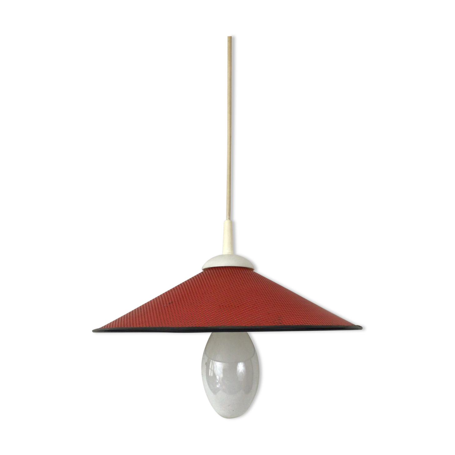 Perforated metal suspension