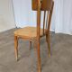 Vintage Cane Seat Dining Chair: 1970s Yugoslavia, Boho Interior