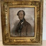Oil on panel Painted portrait of a gentleman Signed and dated 1842 / XIX