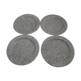 Set of 4 flat plates Quadrifoglio