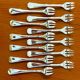 Christofle America, 12 oyster and shellfish forks, new condition