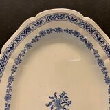 2 oval dishes serving in Gien 1900