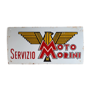 Plaque émaillée Servizio Moto