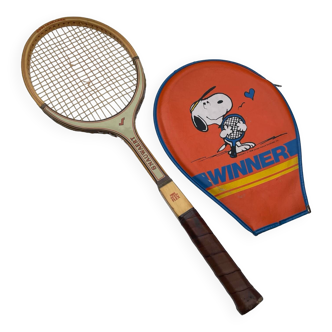 Raquette de tennis Snoopy John Newcombe
