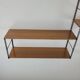 Vintage wall shelves 1960s modernist Scandinavian design