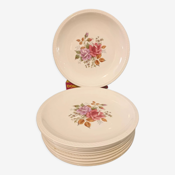 Assiettes plates Gien