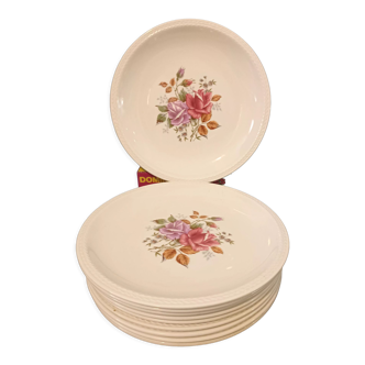 Assiettes plates Gien