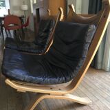 Paire de fauteuils scandinaves années 70/80