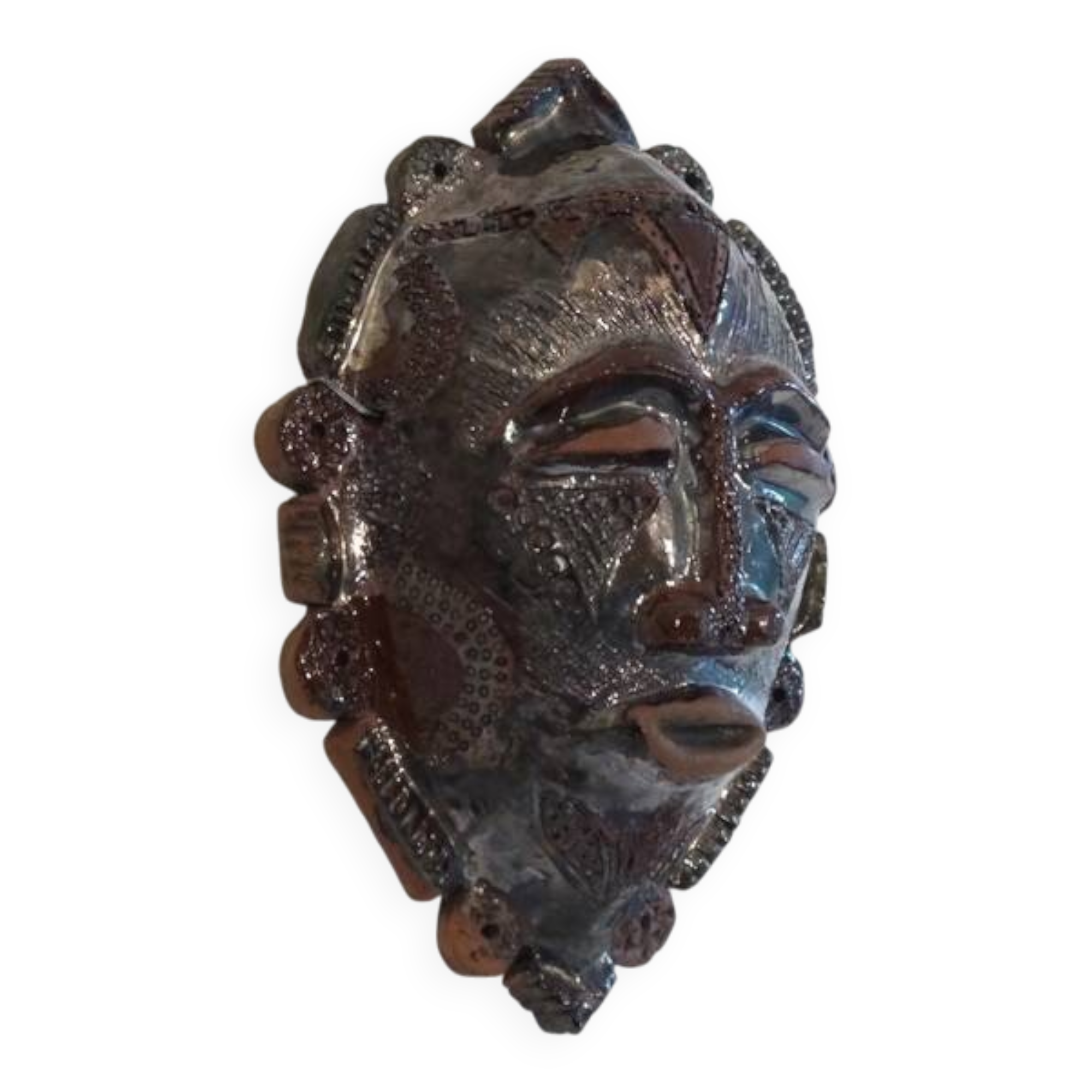 Africanist ceramic mask 1960