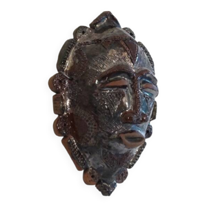 masque en ceramique africaniste