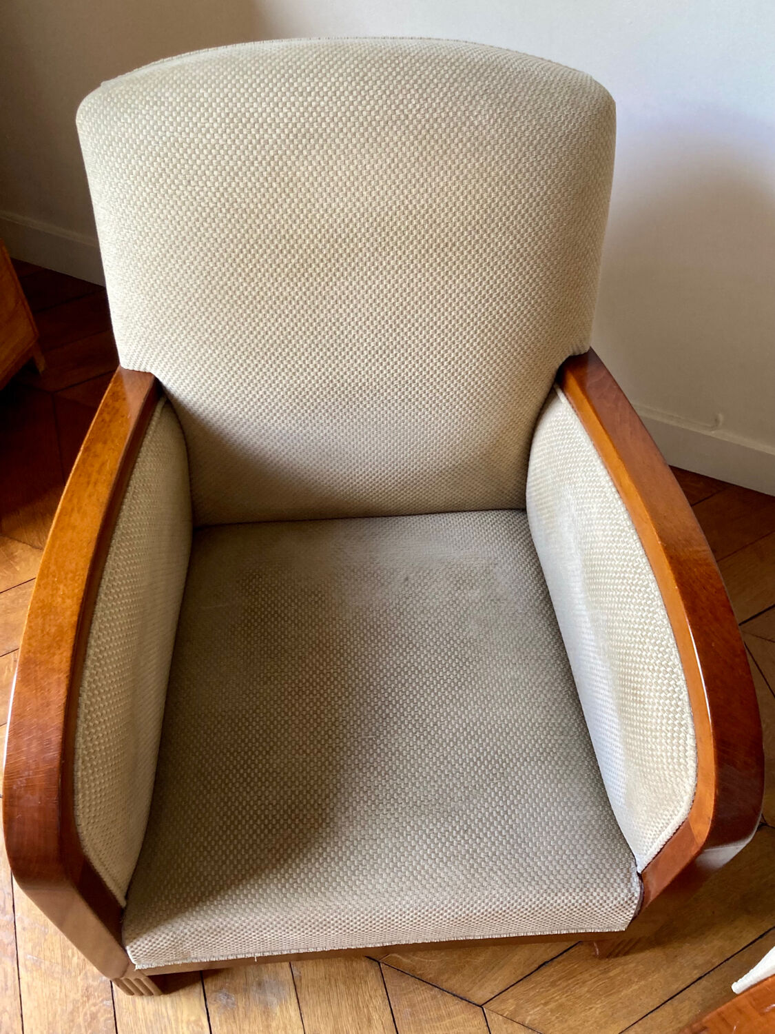 Pair of club chairs