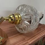 Gold tilting wall light