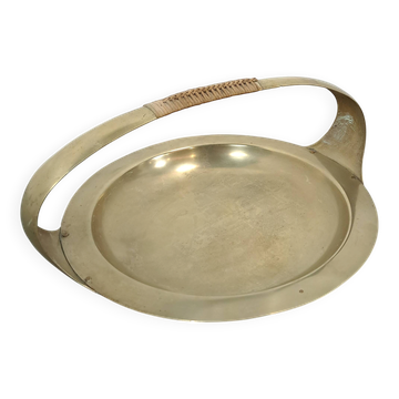 Art Deco jaren 20 messing mand, schaal