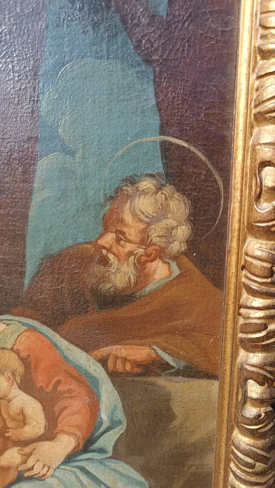 Antique Oil Painting on Canvas - Italian School 18
