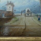 Peinture signe Allard du XIXème siecle