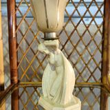 Lampe Céramique Art Déco 1930 Signé Fontinelle