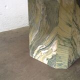 Table basse vintage rectangulaire en marbre Italie 1970