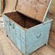 Ancien coffre de dot en teck birman