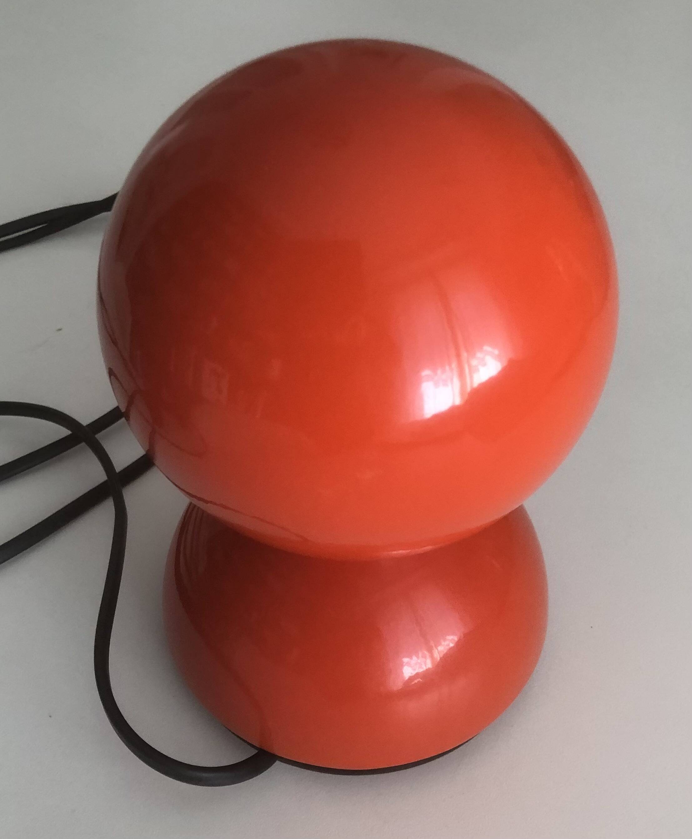 Lampe de table Eclisse Artemide Magistretti orange