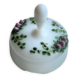 Poudrier en verre opaline Pierre Scheinder