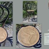 Bistro chair N°20 omega J&J Kohn 1885 ca