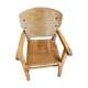 Children's wooden commode chair