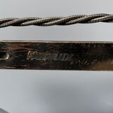 Industrial Fabrilux wall lamp with gray enamel shade