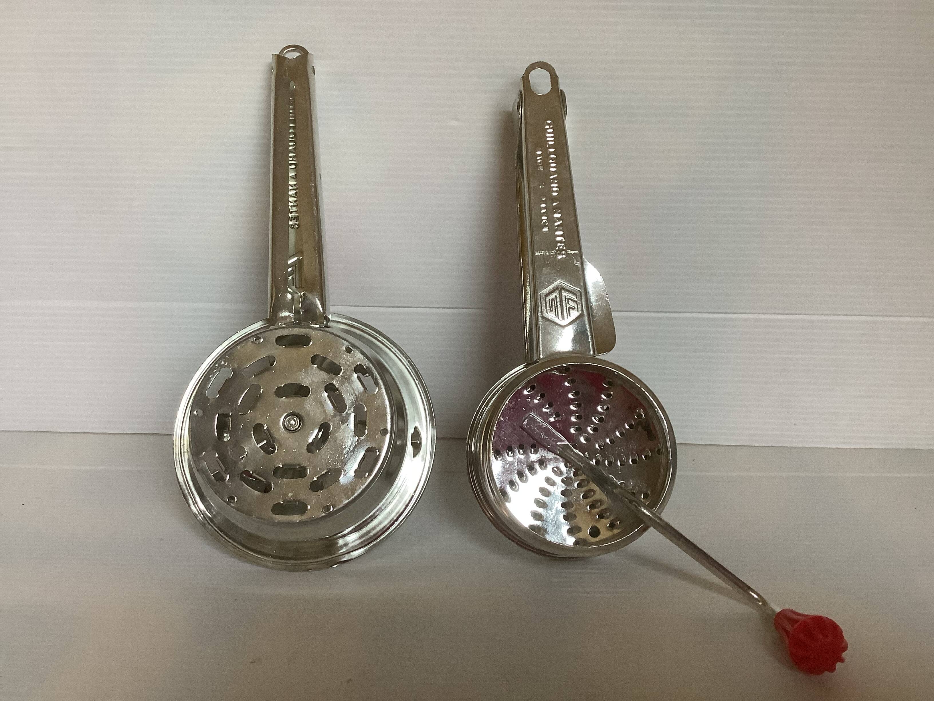 2 old toy vegetable mills, France