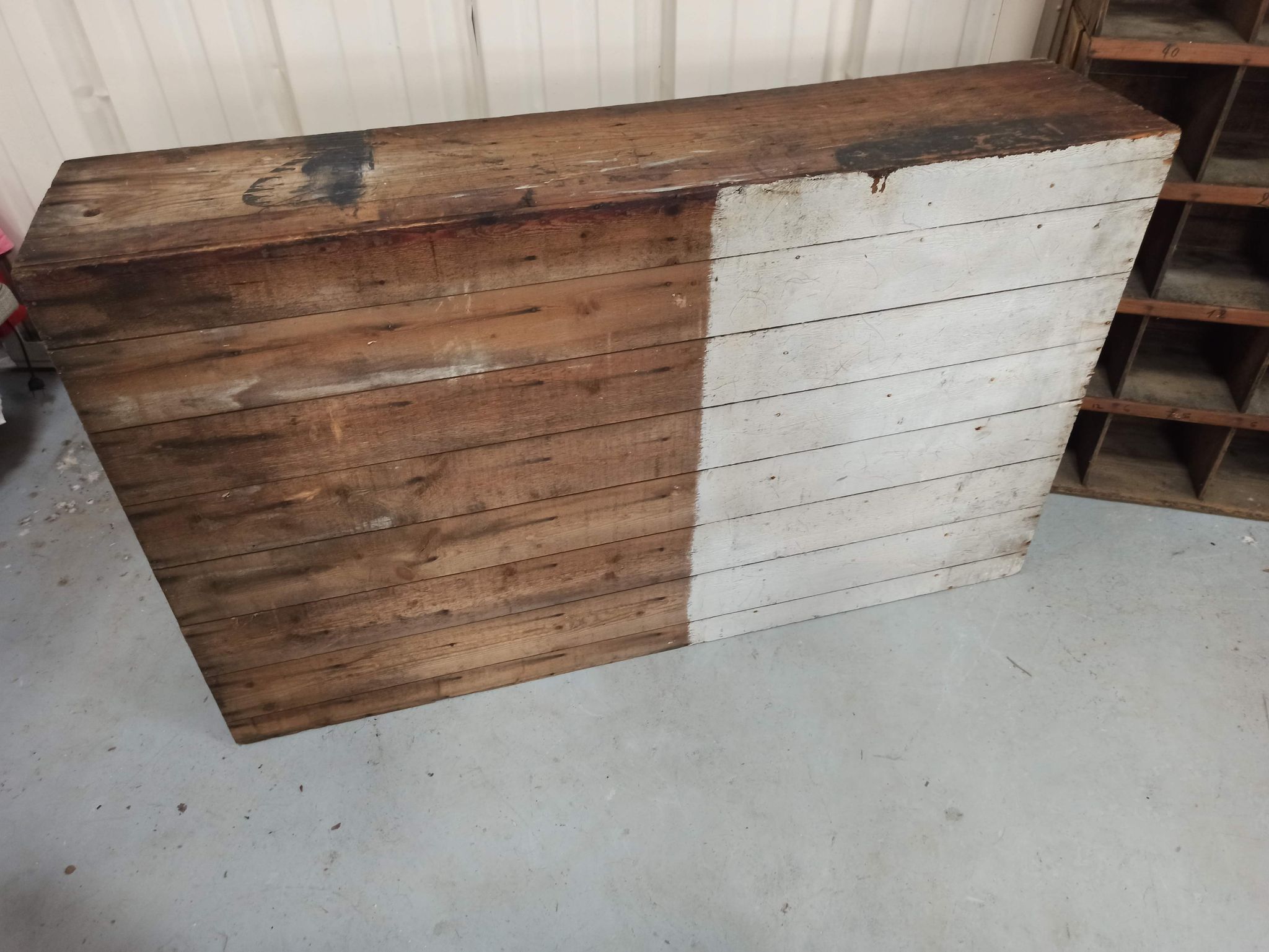 Duo of trade furniture sorting of the post shelf storage