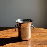 Small flared champagne bucket with 2 loops H20.5