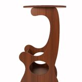 Wood End Table for Living Room | Wooden Sofa Side End Peg Table Side Table