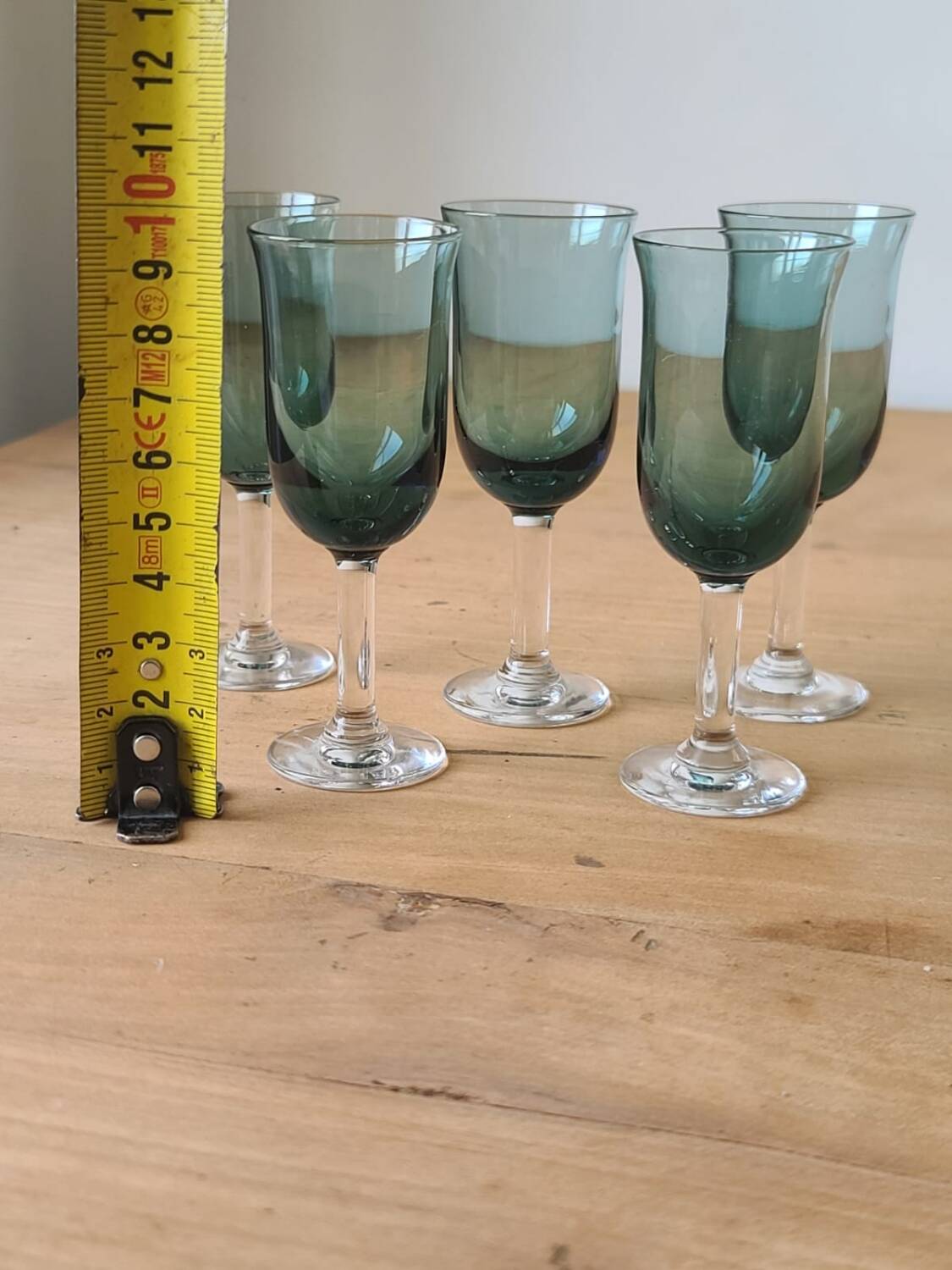 Lot de 5 verres à liqueurs
