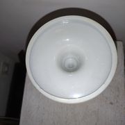 Enamelled opaline glass vase