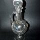 Vintage pitcher carafe in bubble-blown glass from Biot glassworks? H. 34cm