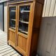 Walnut display cabinet