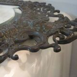 Miroir bougeoir en bronze