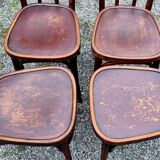 4 chairs bistrot type n°56 years 30