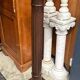Side table – Wooden column – Furniture – Vintage fluted style