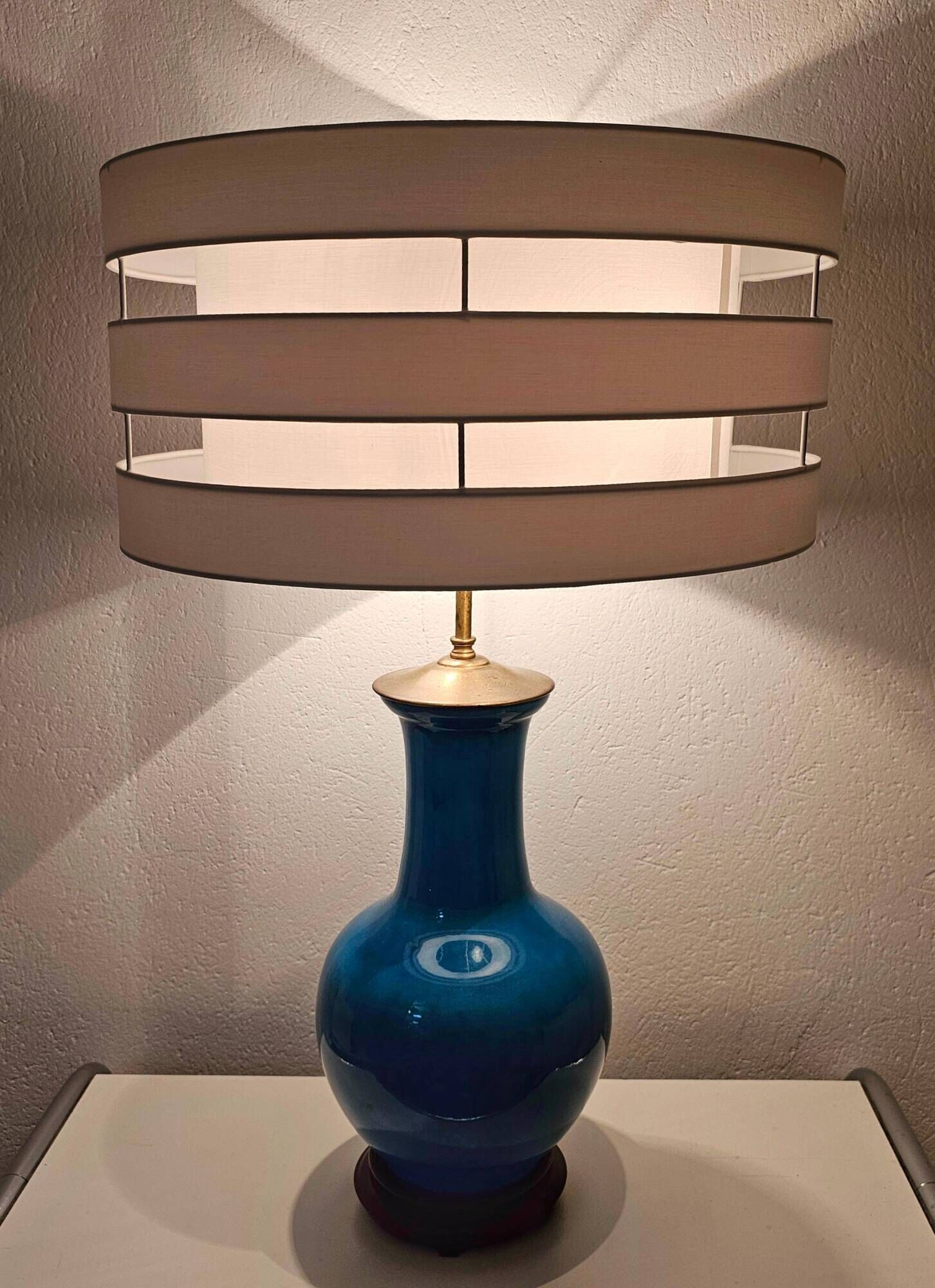 Mid-Century ceramic table lamp by Warren Kessler, 1950s.