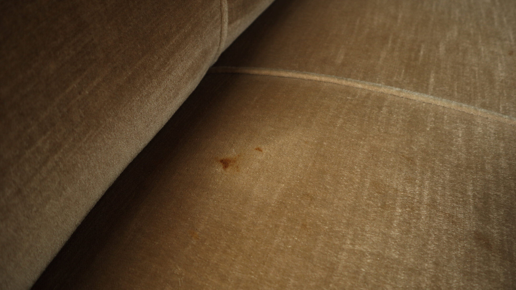 Art Deco three-seat sofa in original velvet, Belgium circa 1930