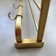Mid-Century Coat Rack, Gold Coat Rack, Hallway Hook Rail, 1960s