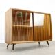 Mid-Century Modern Turntable & LP Sideboard, 1960s