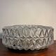 Plafonnier suspension XL verre ciselé esprit diamant